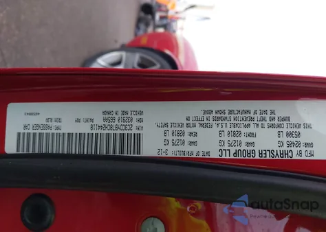 2012 Dodge Challenger R/T from USA, damaged, VIN 2C3CDYBT8CH244118